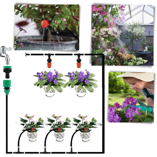 Kit per l'irrigazione del giardino - Ozerty