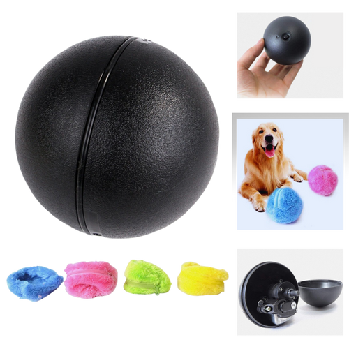 Palla mobile automatica per cani con coperture intercambiabili - Ozerty