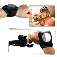 Load image into Gallery viewer, Specchietto retrovisore da polso per bicicletta - Ozerty
