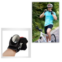 Load image into Gallery viewer, Specchietto retrovisore da polso per bicicletta
