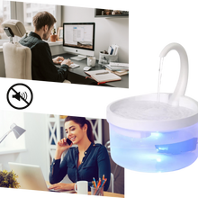 Load image into Gallery viewer, Fontana d&#39;acqua automatica per gatto con luce LED

