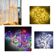 Carica l&#39;immagine nel visualizzatore di Gallery, Luci fatate per tende con telecomando
