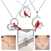 Load image into Gallery viewer, Collana con ciondolo cuore cardinale - Ozerty
