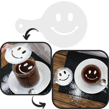 Load image into Gallery viewer, Stencil per caffè (16 pezzi) - Ozerty
