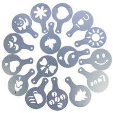 Load image into Gallery viewer, Stencil per caffè (16 pezzi) - Ozerty
