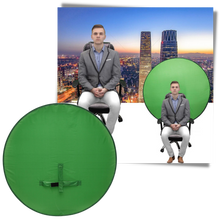 Load image into Gallery viewer, Schermo verde pieghevole per sedia - Ozerty
