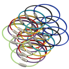 Carica l&#39;immagine nel visualizzatore di Gallery, Confezione di portachiavi in filo flessibile
