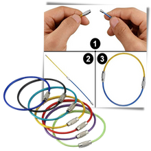 Carica l&#39;immagine nel visualizzatore di Gallery, Confezione di portachiavi in filo flessibile - Ozerty
