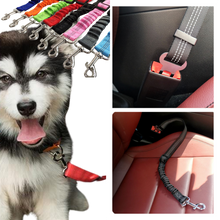 Load image into Gallery viewer, Cintura di sicurezza regolabile e durevole per cani per auto - Ozerty
