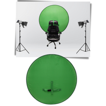 Load image into Gallery viewer, Schermo verde pieghevole per sedia
