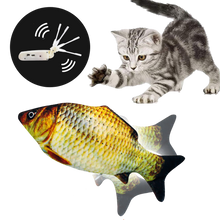 Load image into Gallery viewer, Giocattolo per gatti a forma di pesce fluttuante - Ozerty
