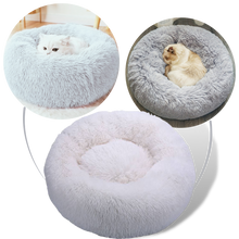 Load image into Gallery viewer, Soffice letto peluche a ciambella per animali
