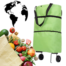 Load image into Gallery viewer, Trolley pieghevole borsa della spesa 30L - Ozerty
