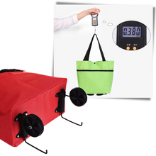 Load image into Gallery viewer, Trolley pieghevole borsa della spesa 30L - Ozerty
