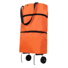 Load image into Gallery viewer, Trolley pieghevole borsa della spesa 30L - Ozerty
