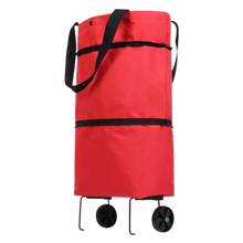 Load image into Gallery viewer, Trolley pieghevole borsa della spesa 30L
