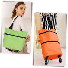 Load image into Gallery viewer, Trolley pieghevole borsa della spesa 30L - Ozerty
