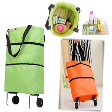 Load image into Gallery viewer, Trolley pieghevole borsa della spesa 30L
