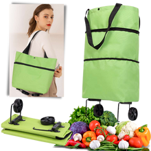 Load image into Gallery viewer, Trolley pieghevole borsa della spesa 30L - Ozerty
