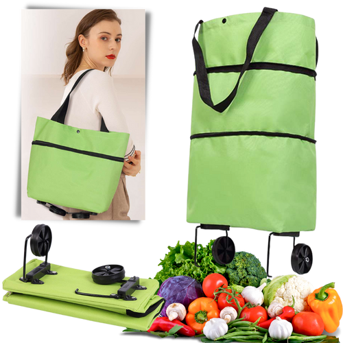 Trolley pieghevole borsa della spesa 30L - Ozerty