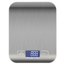 Load image into Gallery viewer, Bilancia da cucina digitale LCD in acciaio inox - Ozerty
