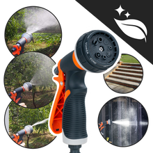 Load image into Gallery viewer, Pistola a spruzzo per tubo da giardino con 8 modalità - Ozerty
