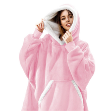 Load image into Gallery viewer, Felpa con cappuccio e coperta gigante
