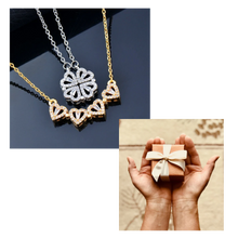 Load image into Gallery viewer, Collana a forma di cuore a quattro foglie - Ozerty
