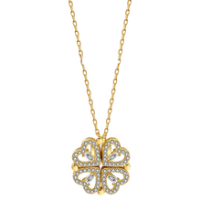 Load image into Gallery viewer, Collana a forma di cuore a quattro foglie
