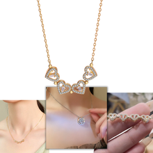 Load image into Gallery viewer, Collana a forma di cuore a quattro foglie - Ozerty
