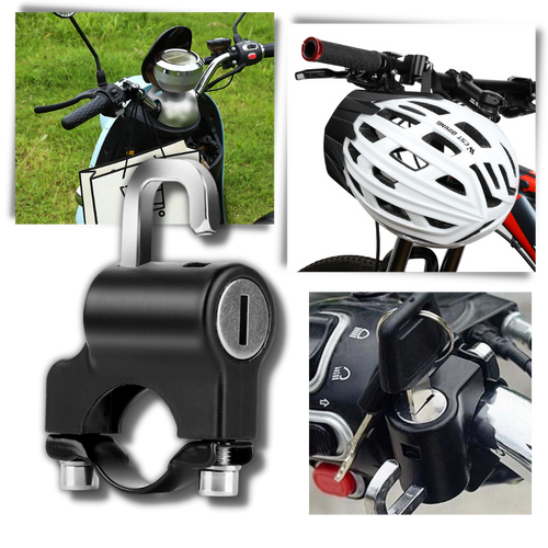 Serratura antifurto per caschi da moto - Ozerty