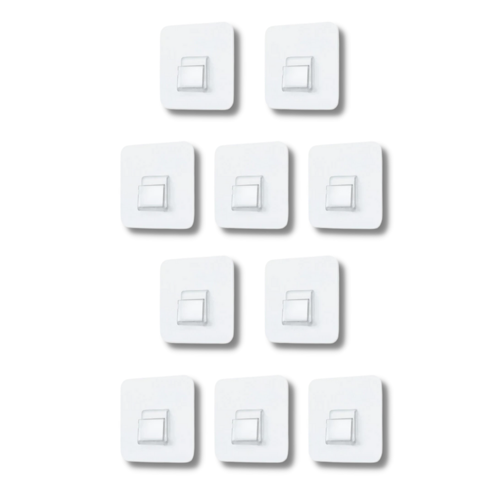 Confezione di ganci da parete adesivi - Ozerty