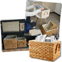 Load image into Gallery viewer, Cestino di vimini intrecciato a mano - Ozerty
