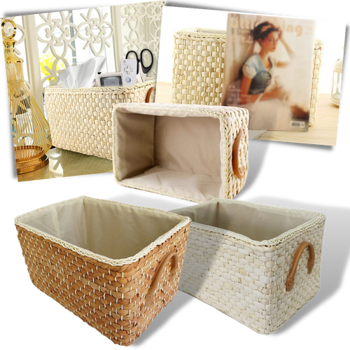 Cestino di vimini intrecciato a mano - Ozerty