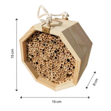 Load image into Gallery viewer, Casa delle api in legno esagonale - Ozerty
