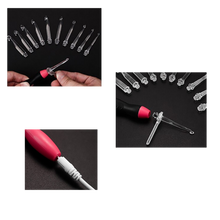 Load image into Gallery viewer, Set di uncinetti ergonomici a LED - Ozerty
