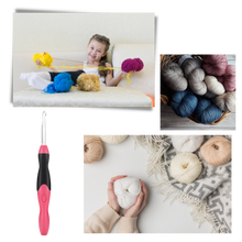 Load image into Gallery viewer, Set di uncinetti ergonomici a LED - Ozerty
