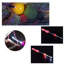 Load image into Gallery viewer, Set di uncinetti ergonomici a LED - Ozerty
