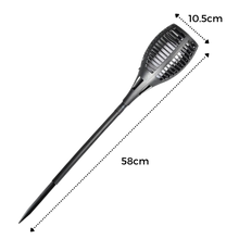 Load image into Gallery viewer, Torcia luminosa solare a LED con fiamma tremolante - Ozerty
