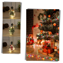 Carica l&#39;immagine nel visualizzatore di Gallery, Lampadina a sfera di Natale trasparente a LED
