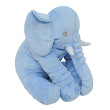 Load image into Gallery viewer, Cuscino grande di peluche di elefante

