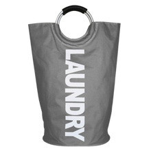 Load image into Gallery viewer, Borsa pieghevole di biancheria con manici
