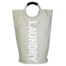 Load image into Gallery viewer, Borsa pieghevole di biancheria con manici
