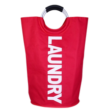 Load image into Gallery viewer, Borsa pieghevole di biancheria con manici
