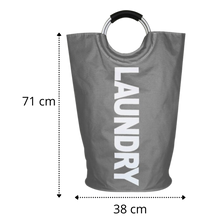 Load image into Gallery viewer, Borsa pieghevole per il cesto della biancheria con manici - Ozerty
