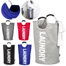 Load image into Gallery viewer, Borsa pieghevole per il cesto della biancheria con manici - Ozerty
