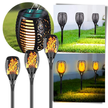 Load image into Gallery viewer, Torcia luminosa solare a LED con fiamma tremolante - Ozerty
