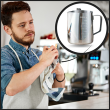 Load image into Gallery viewer, Caraffa per il latte in acciaio inox 100 ml - Ozerty

