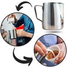 Load image into Gallery viewer, Caraffa per il latte in acciaio inox 100 ml - Ozerty
