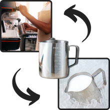 Load image into Gallery viewer, Caraffa per il latte in acciaio inox 100 ml - Ozerty
